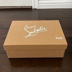 Empty Christian Louboutin shoe box AUTHENTIC